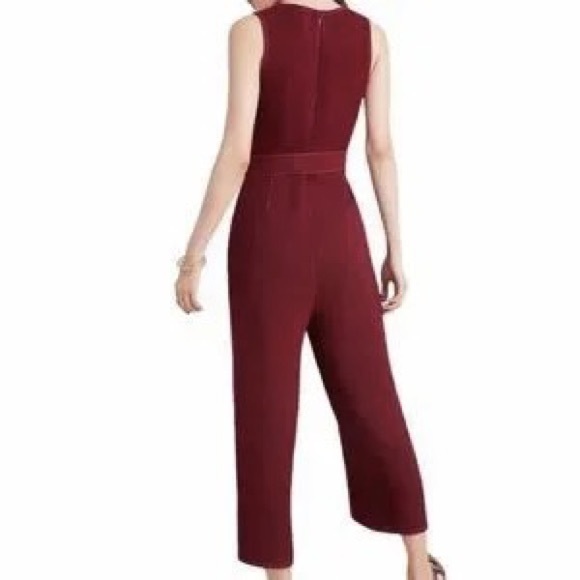 Anthropologie Greylin Wine Red Jumpsuit Size S - Picture 2 of 4